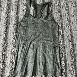 Grey lululemon Swiftly tech Tank size 6